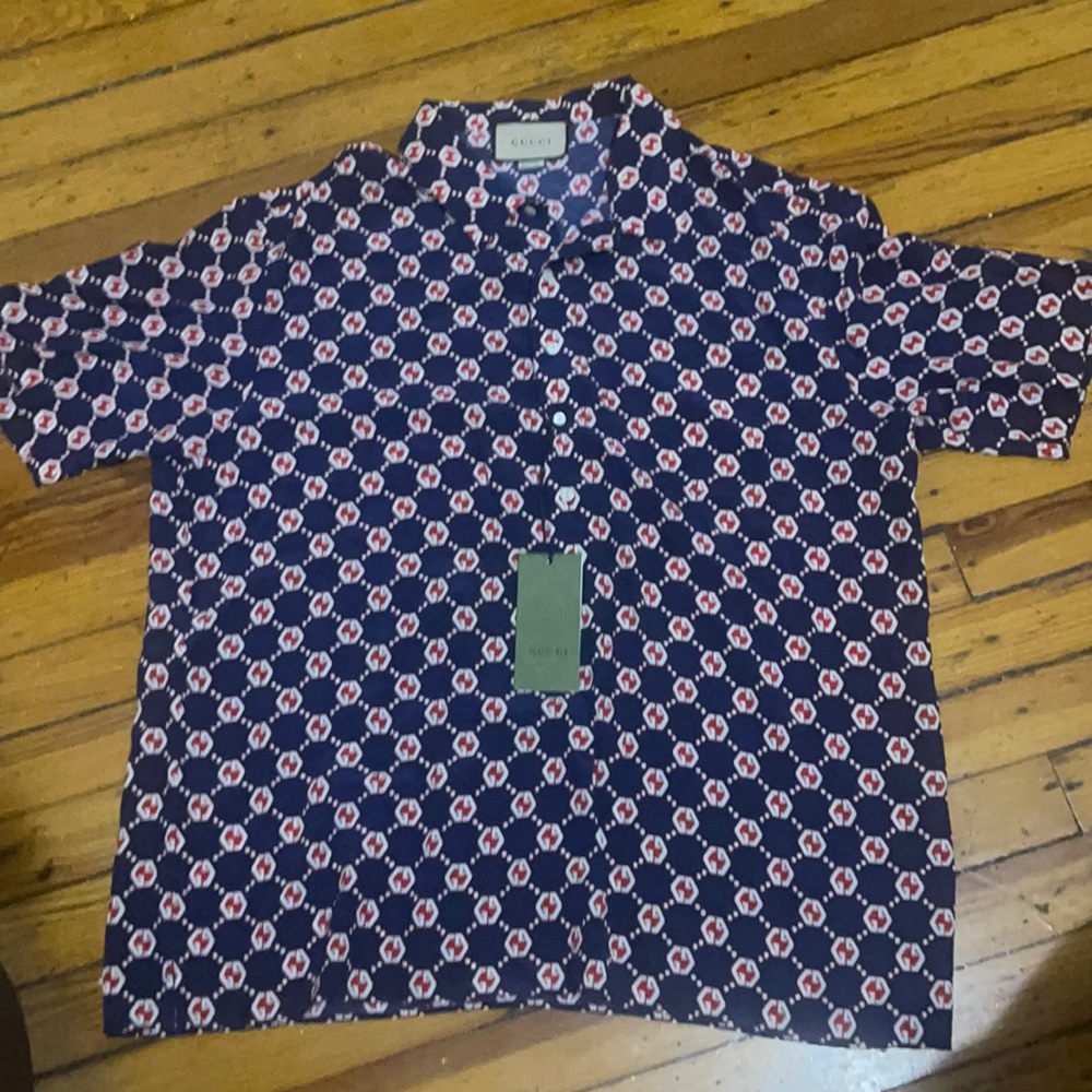 Runs big Gucci shirt with pants